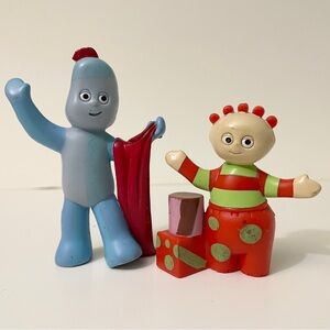 Vintage 2006 Hasbro In the Night Garden Igglepiggle & Tombliboo Figures